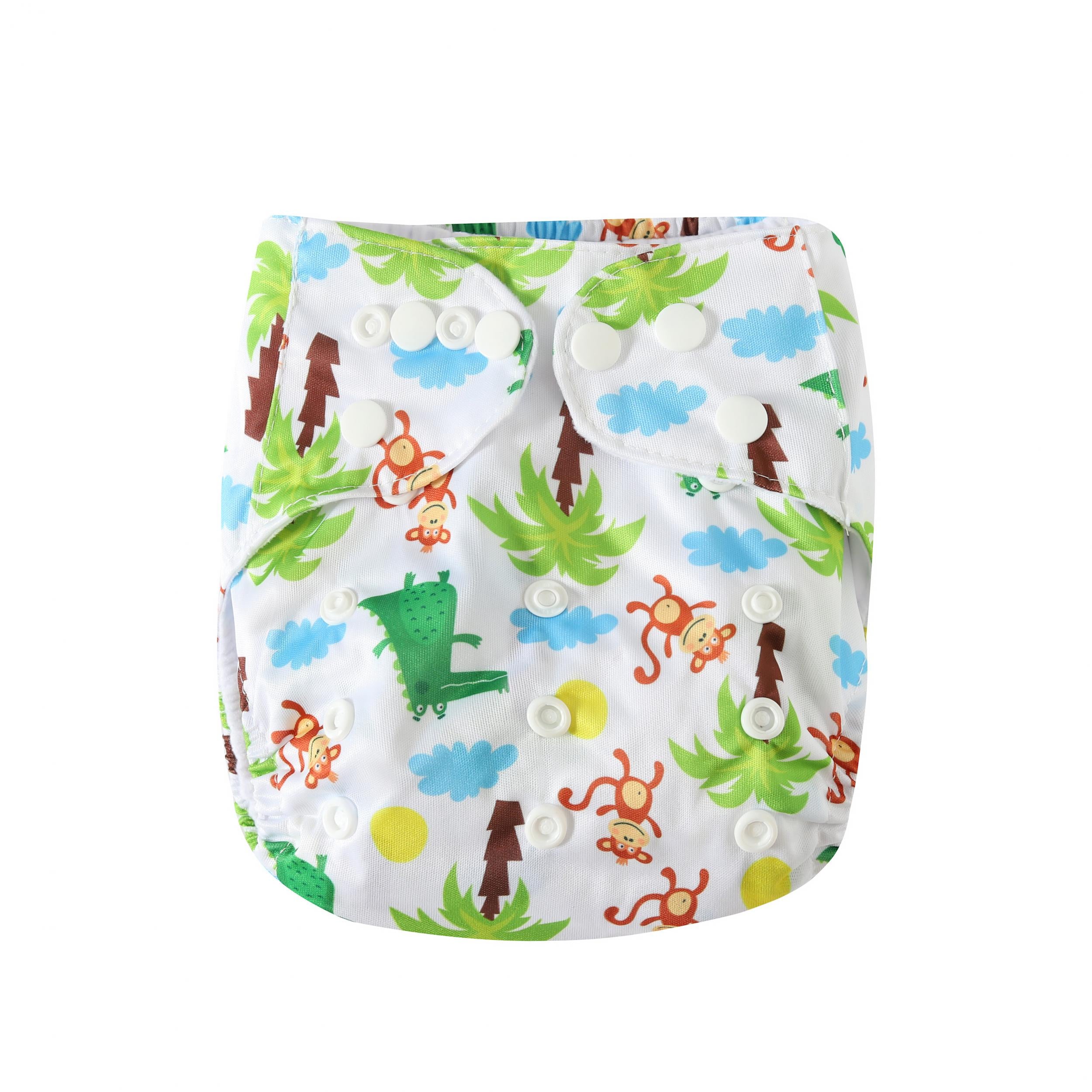 Washable Eco Friendly Cloth Diaper Covers With Insert