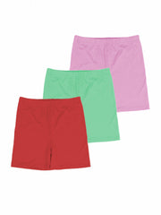 3-pack Little Girl Shorts for Toddlers Girls - Soft and Breathable Dance Shorts