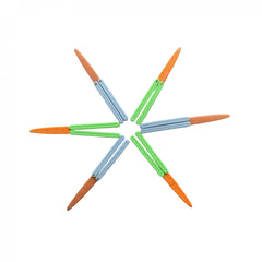Butterfly Carrot Toy 3D Printed Glow In The Dark Stress Relief Toy