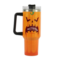40oz Stainless Steel Insulation Cup Halloween Straw Drinking Cup Double Layer