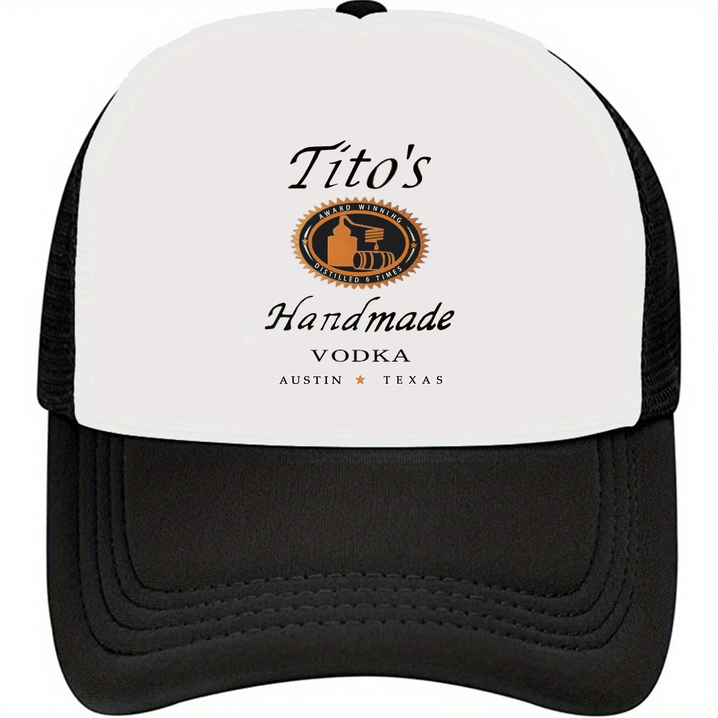 Letter Print Trucker Hat Mesh Baseball Cap Lightweight Dad Hats