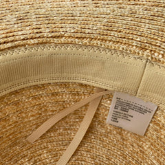 Red Decoration Belt Straw Hat Beach Hat For Men&Women