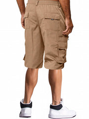 Men's Cotton Blend Cargo Shorts with Pockets