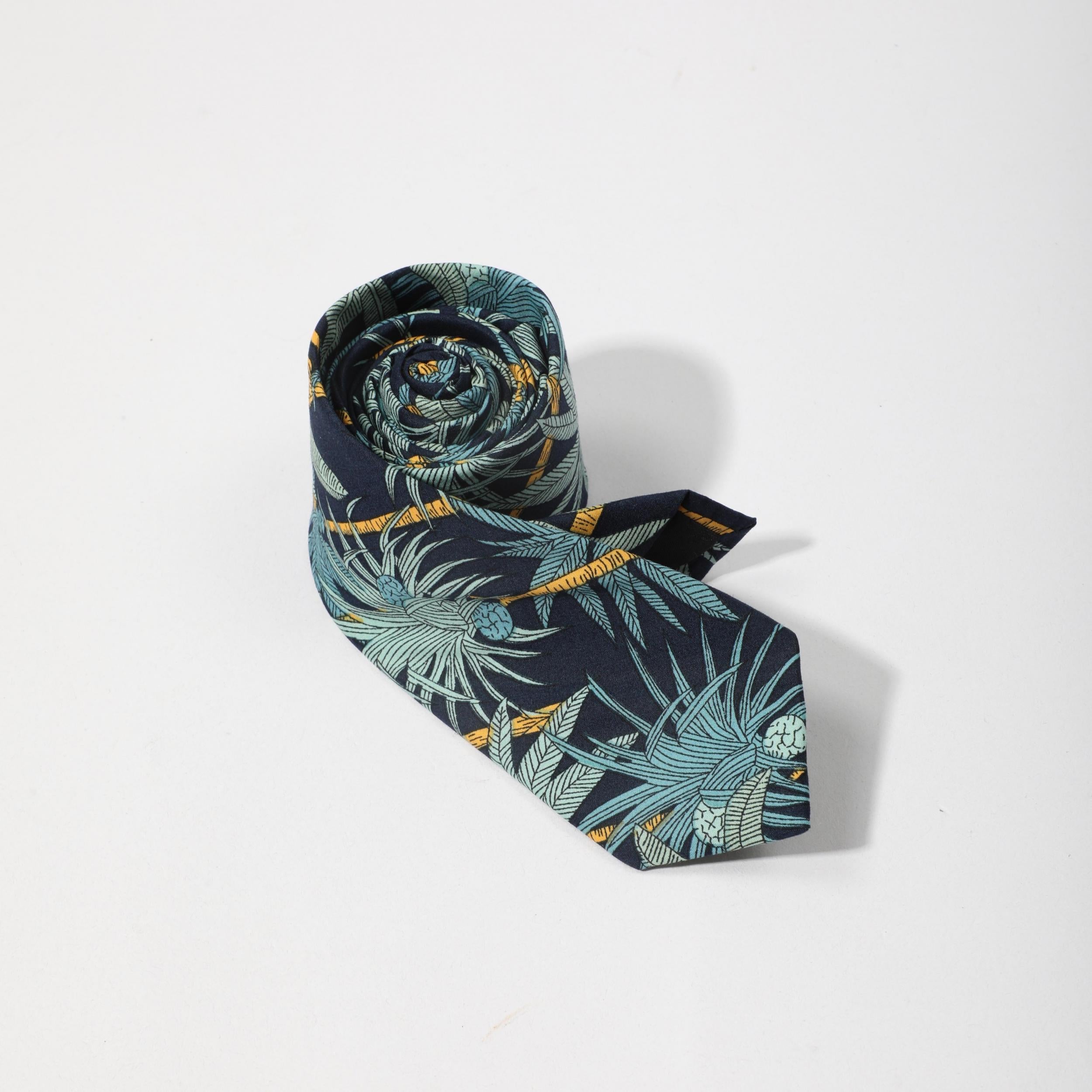 Summer Men's Coconut Tree Holiday Beach Necktie