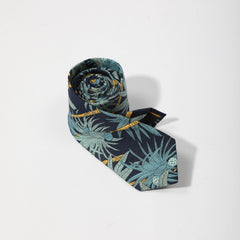 Summer Men's Coconut Tree Holiday Beach Necktie