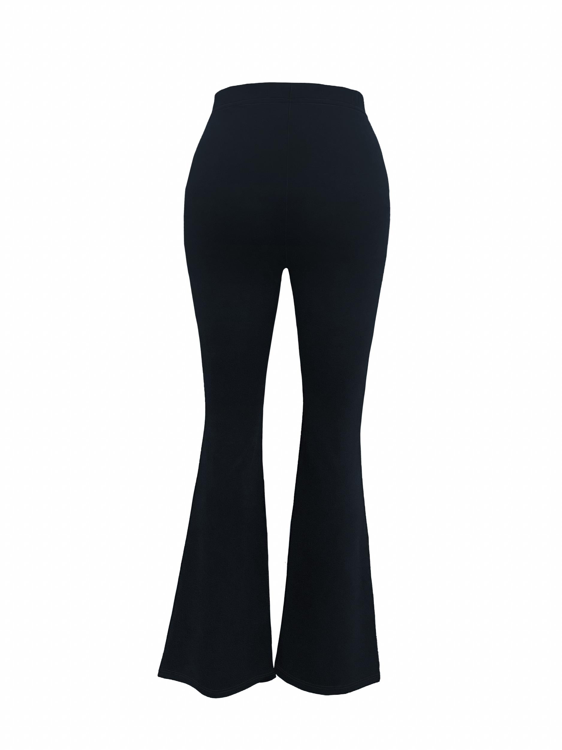 High Rise Flared Leg Workwear Pants
