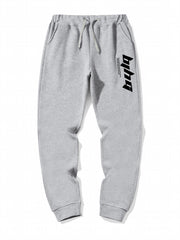 Men's American Sports Casual Trousers with Fashionable Printing