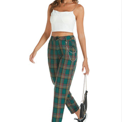Vintage Plaid High Waist Pants