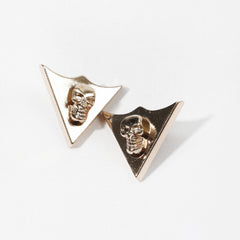 Men's Skull Bow Tie Collar Accessories Hip Hop Punk Bow Tie Charm