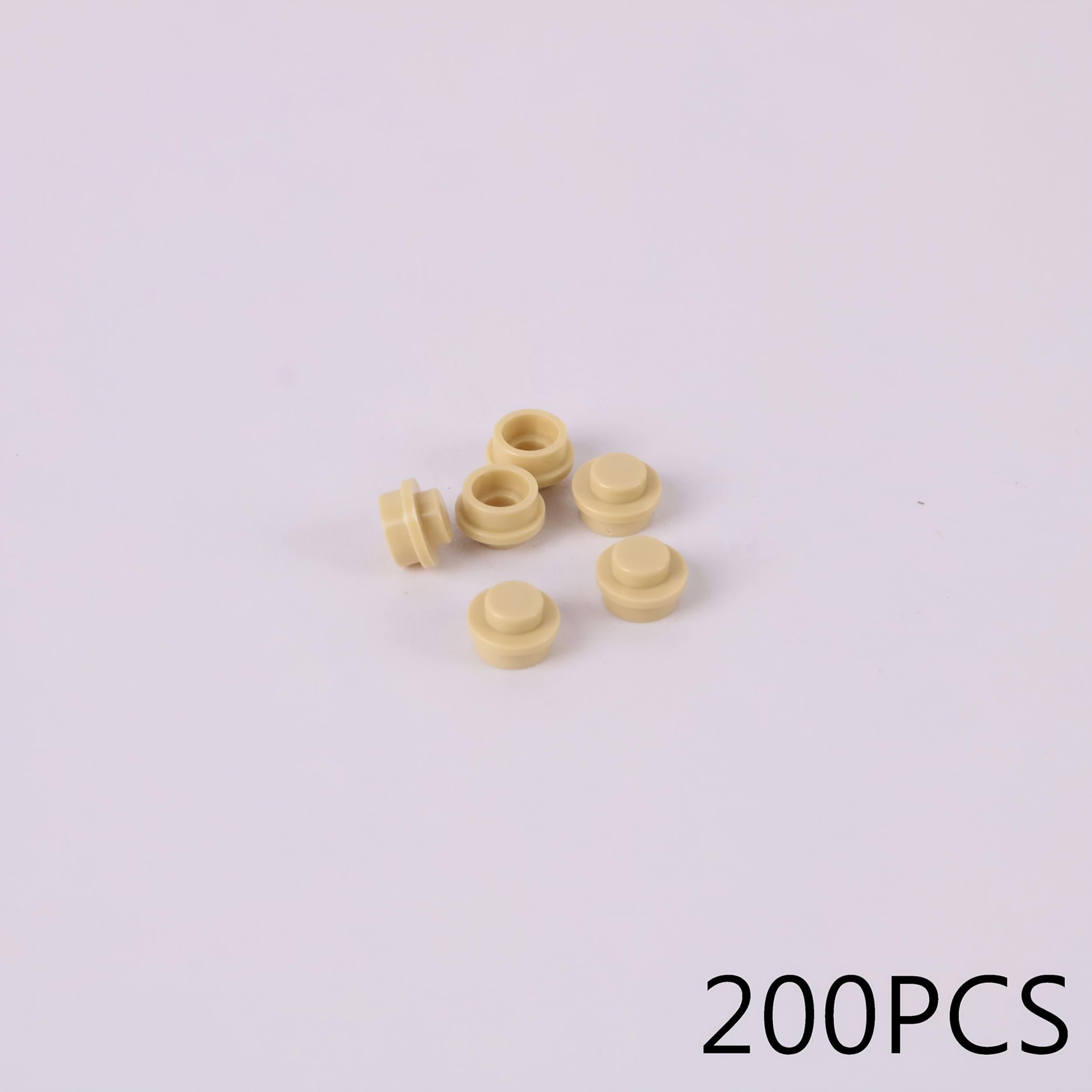 200pcs 1x1 Disc Building Block Material for DIY Art and Car Lighting
