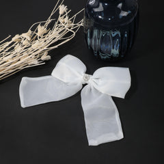 Faux Pearl Bow Tie for Women Dress Shirt