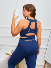 Criss Cross Halter High Support Sports Bra