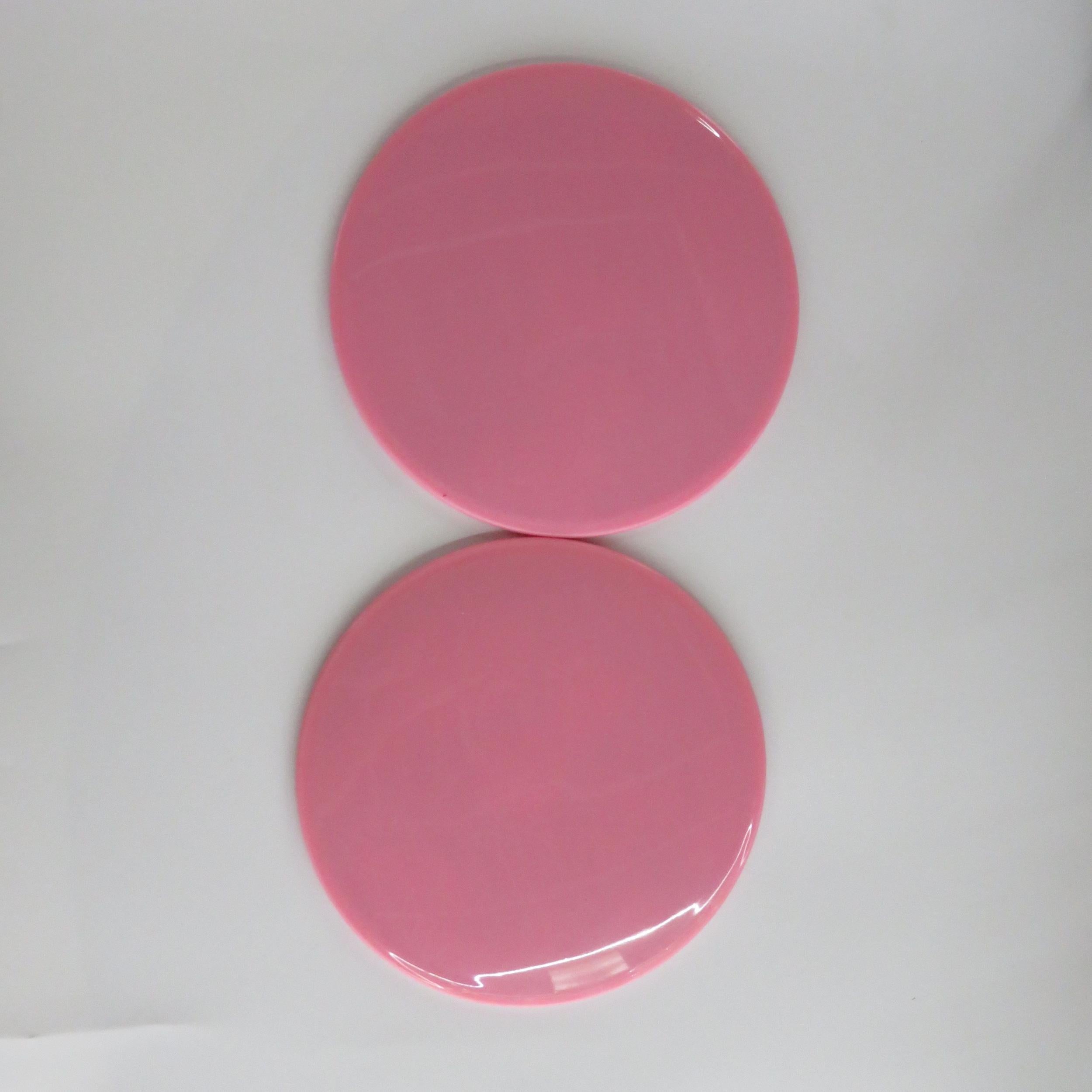 1 Pair 6.69in Round Yoga Sliding Discs Fitness Pads for Abdominal Core Training