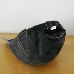 Letter Embroidery Peaked Cap Casual Soft Top Hat Cycling Fishing