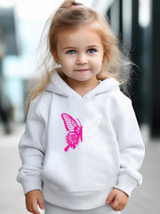 Butterfly Pattern 2pcs Activewear Sets - Girls Comfy Sports Outfits
