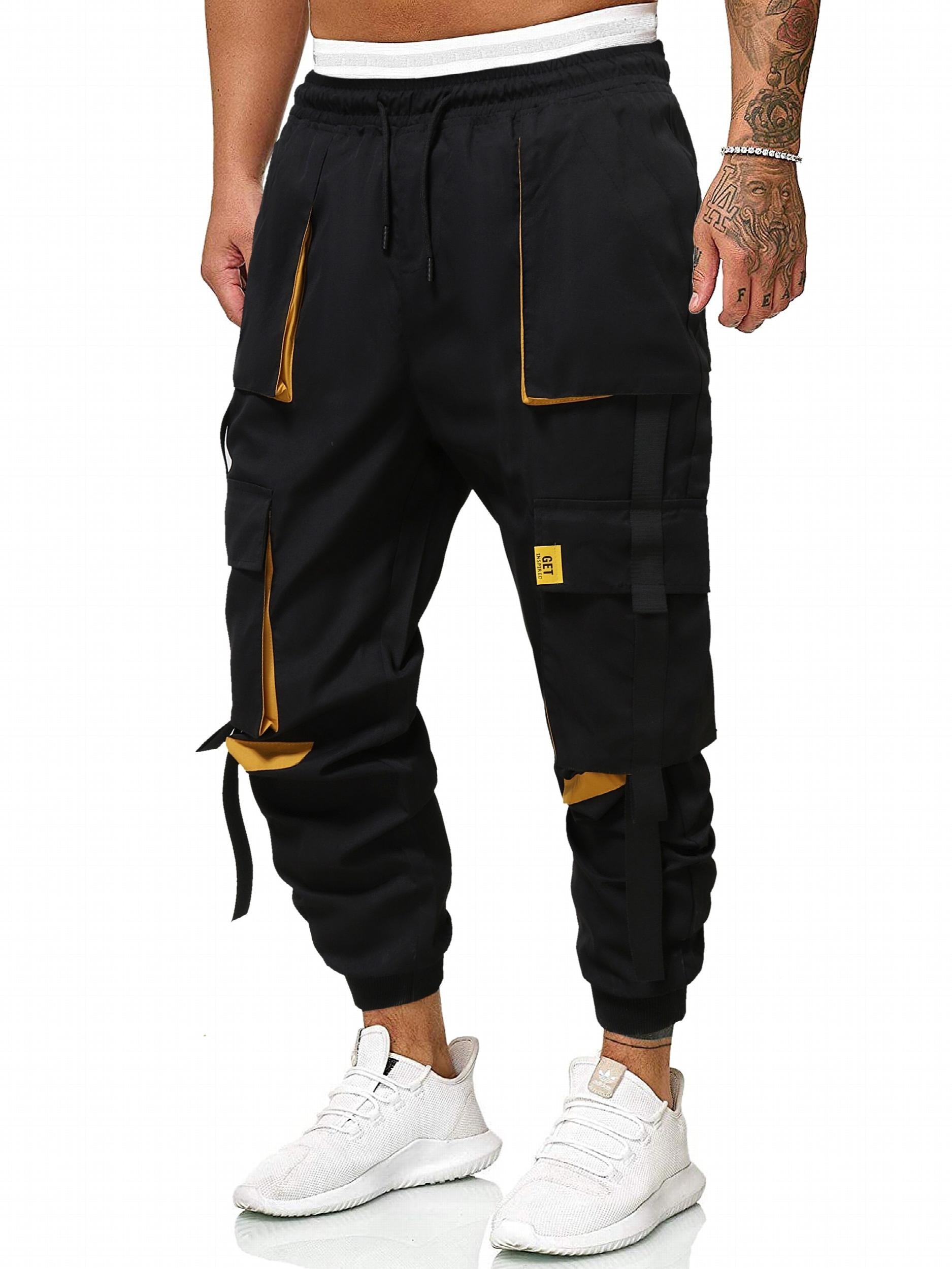 Flap Pockets Cargo Pants Men s Joggers For Autumn