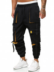 Flap Pockets Cargo Pants Men s Joggers For Autumn