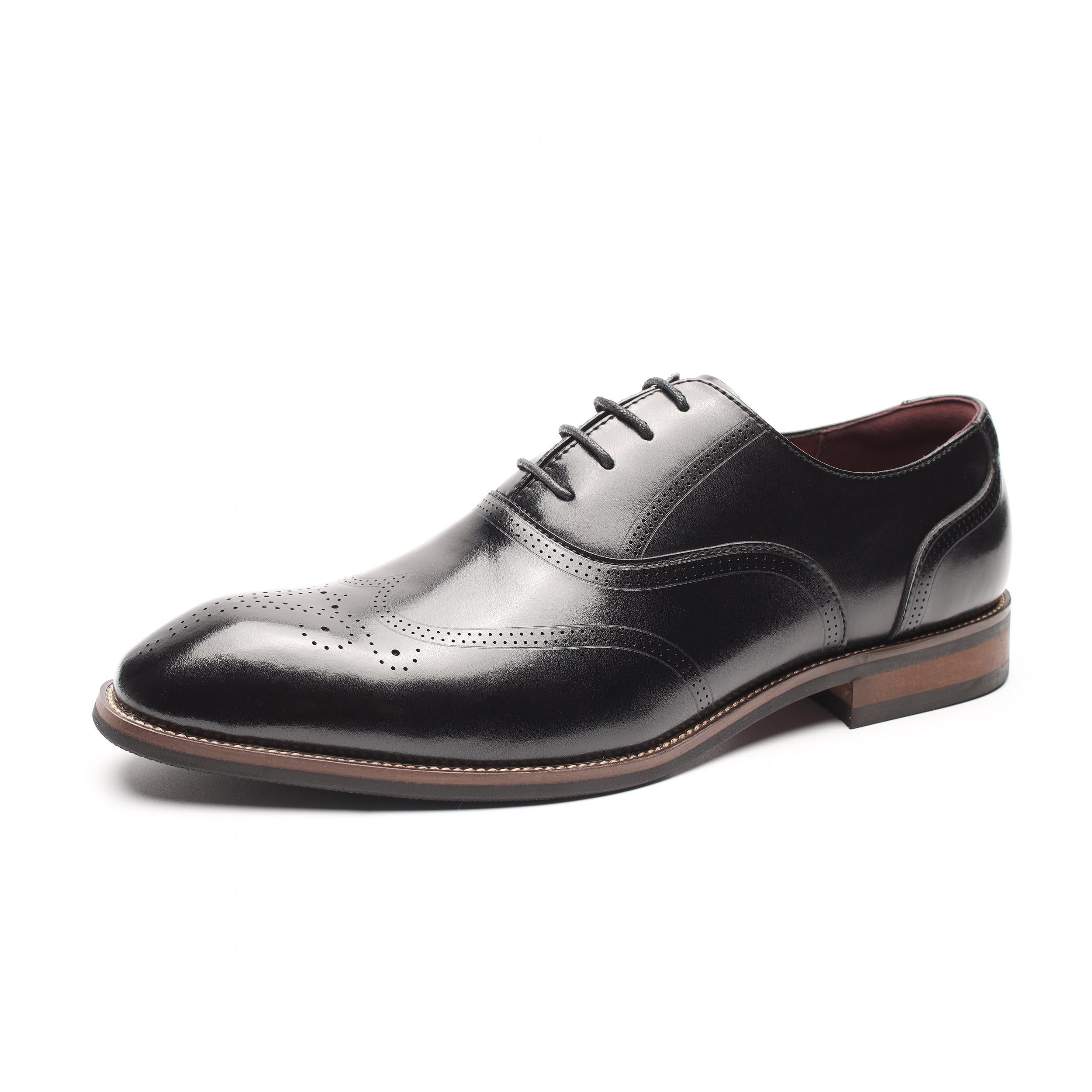 Boys Low Top Lace Up Oxford Shoes Non Slip Dress Shoes