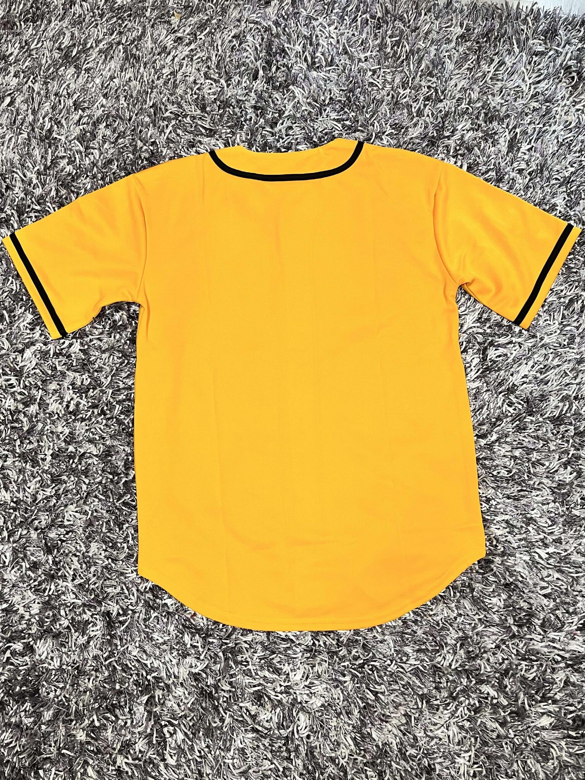 Men's Baseball Jersey Retro Classic Baseball Shirt Breathable Sports Uniform