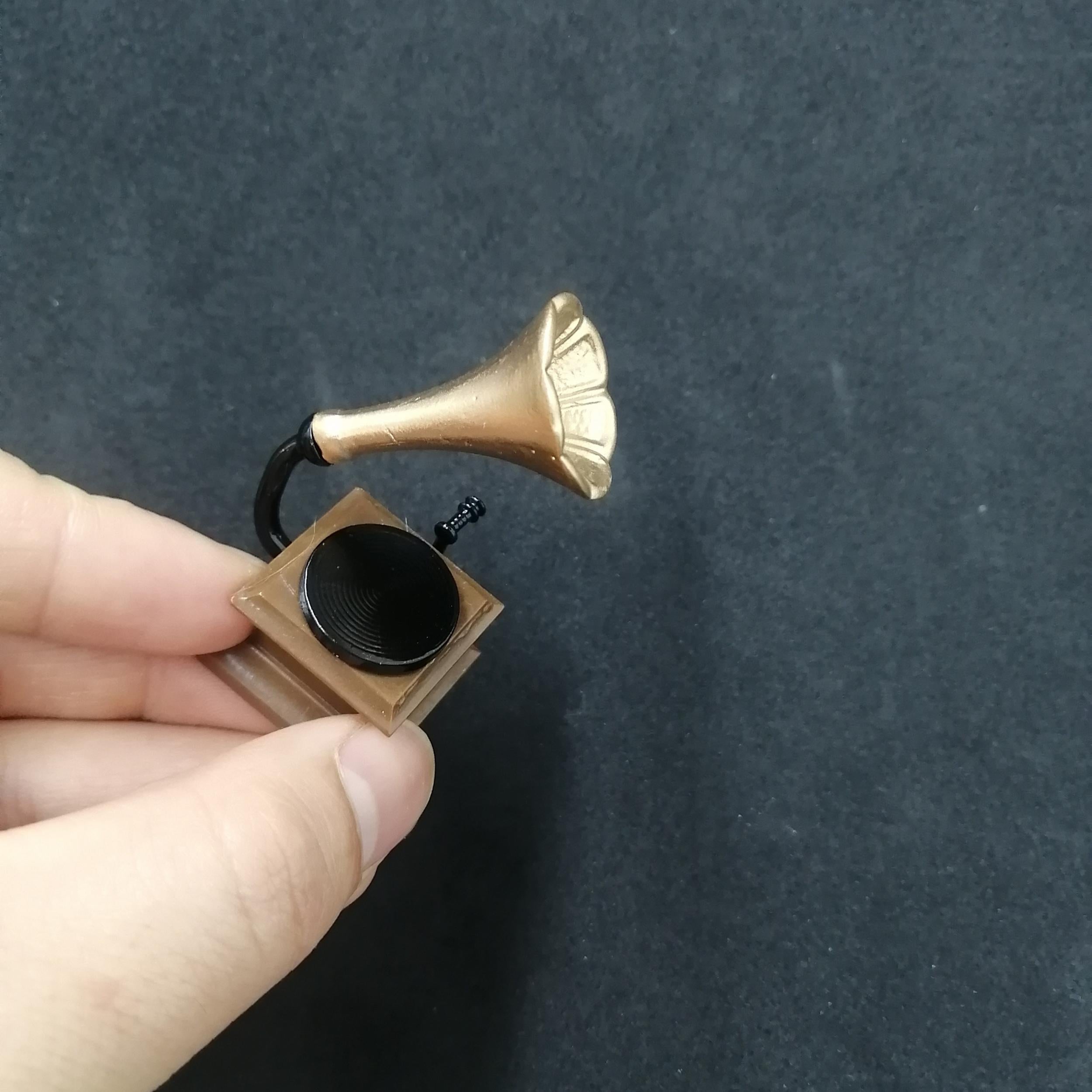 Mini Phonograph Dollhouse Accessory