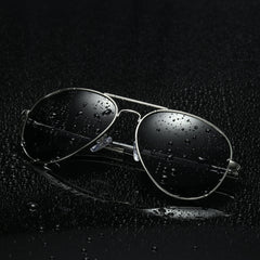 Men's Polarized Toad Mirror Sunglasses Aluminum Alloy Eyewear