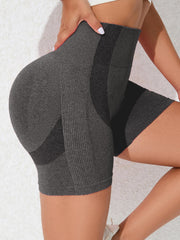 3pcs Seamless Yoga Shorts High Waist Sports Running Women's Activewear