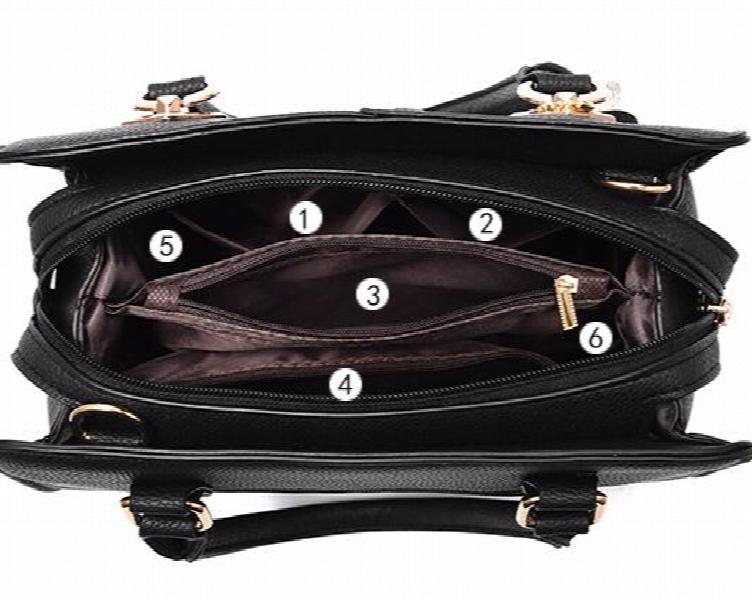 European American Pu Crossbody Bag Boston Handbag 28X11X19cm