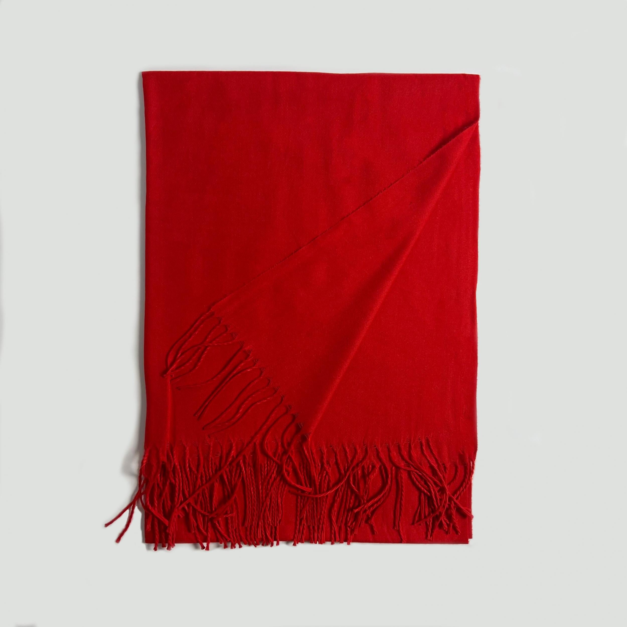 Cashmere Solid Scarf Warm Soft Scarf
