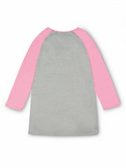 Nightdress Elephant & Mouse Print Raglan Sleeve Tee Sleep Dress