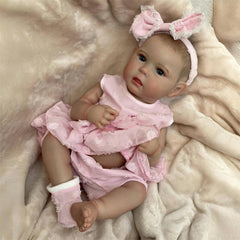 Hand-Painted Lifelike 48 Youngsters Girl Reborn Doll - Waterproof Vinyl