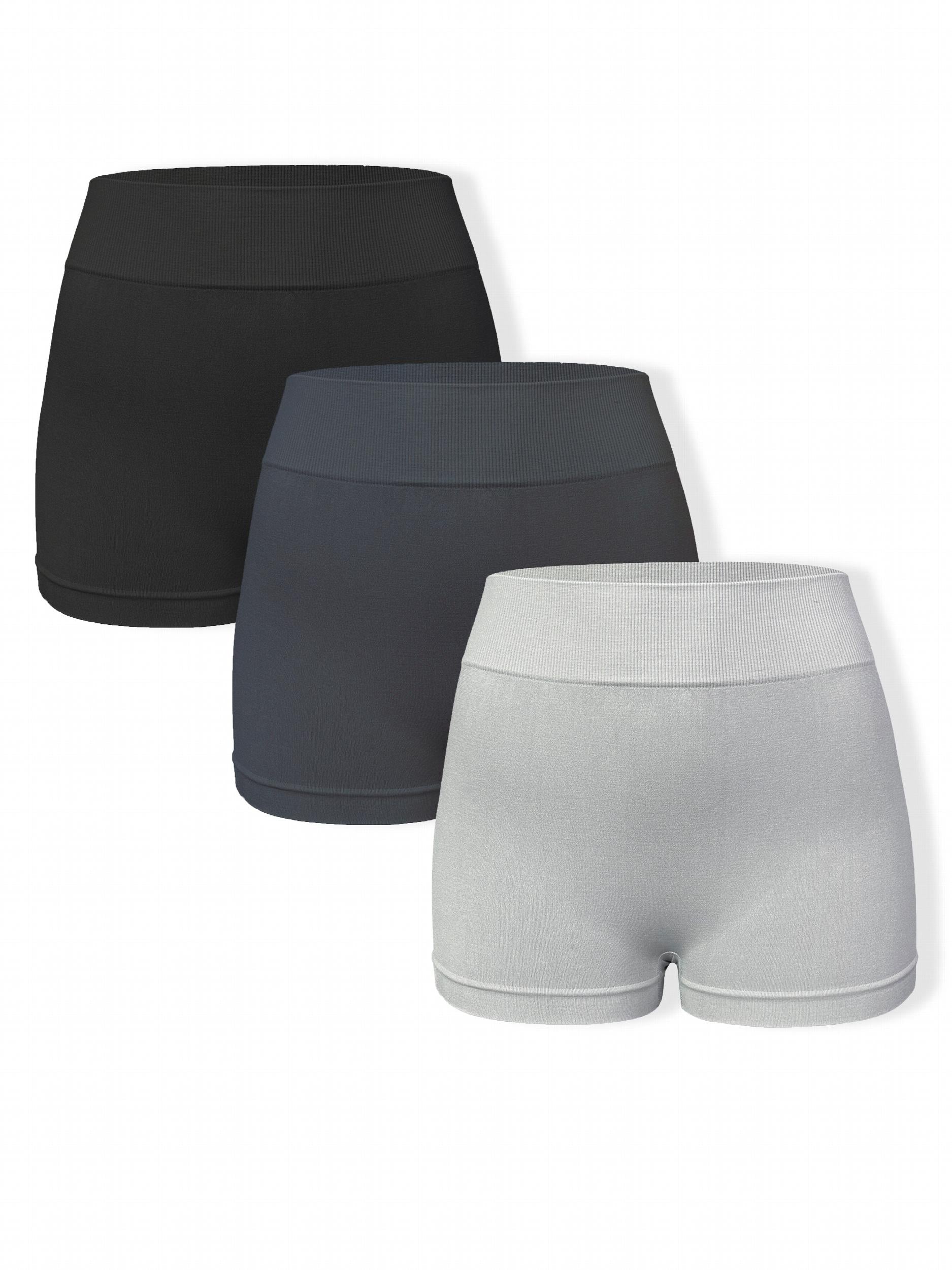 Seamless Hip Lifting Yoga Sports Shorts Solid Workout Biker Shorts