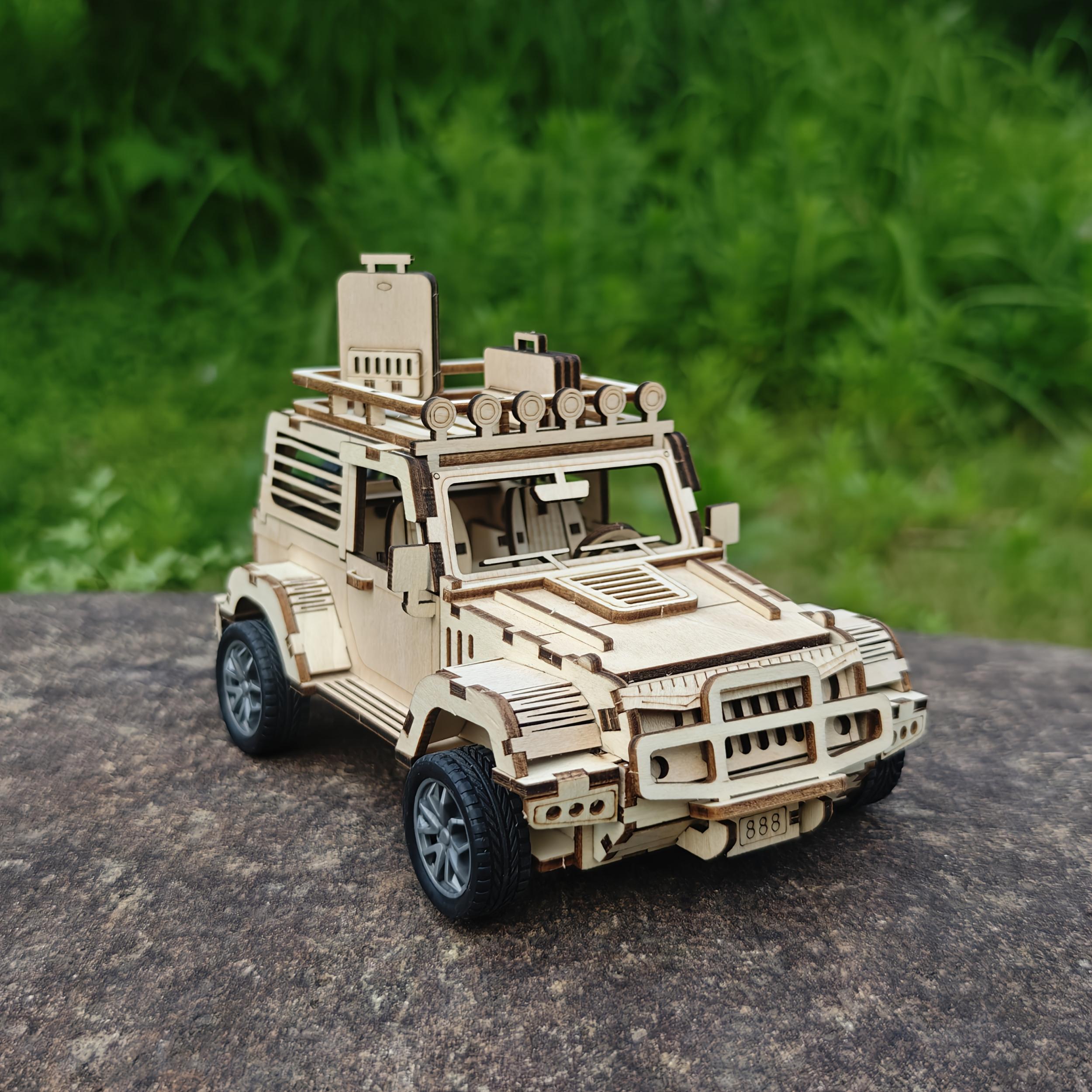 Wooden Off Road Vehicle 3D Puzzle DIY Gift