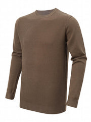 Men's High Stretch Crew Neck Pullover Sweater