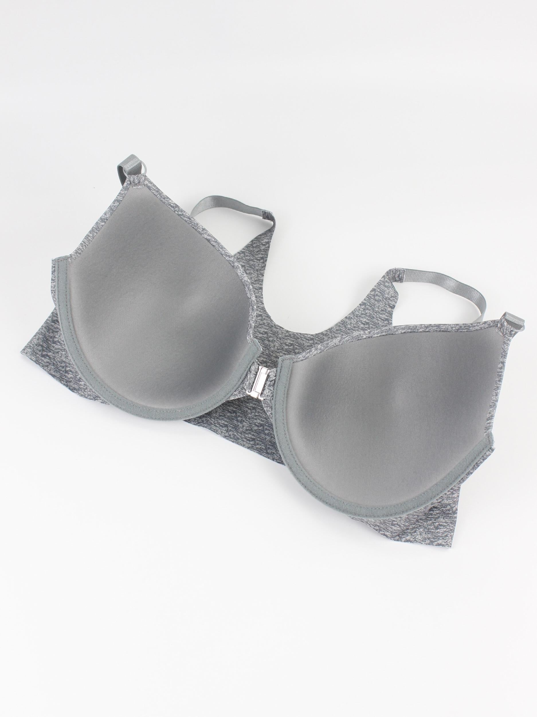 Sports Bra Women's Plus Front Closure Padded Fitness Bra