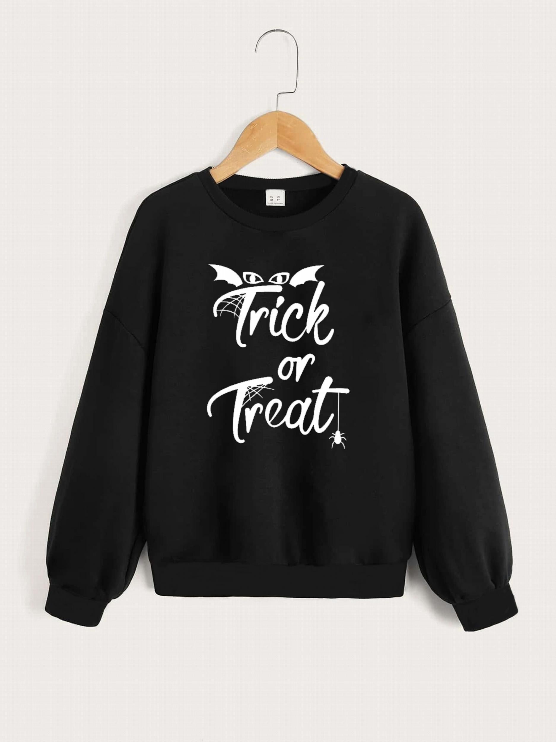 Girls' Halloween Sweatshirt Long Sleeve Pullover
