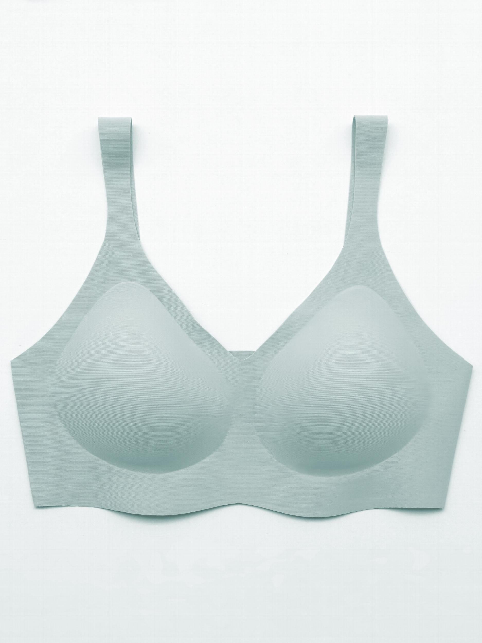 Soft Seamless Wireless Bra Full Coverage Comfy Everyday Lingerie