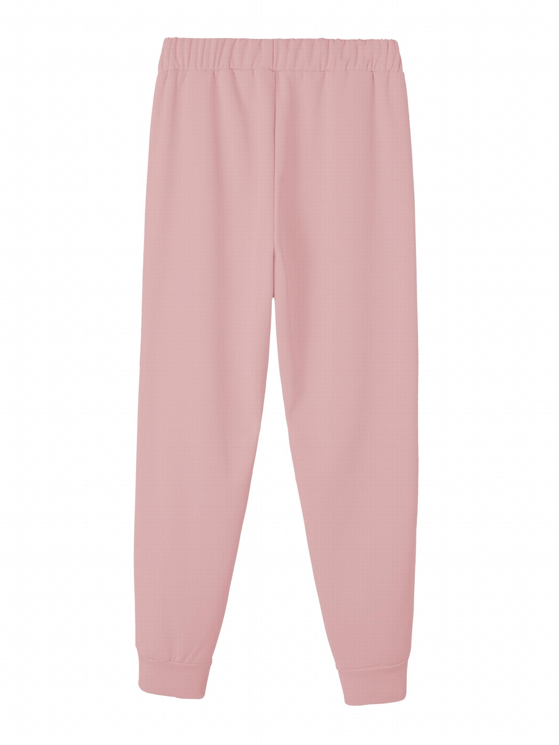 Women's Tree Print Fleece-Lined Elastic Joggers