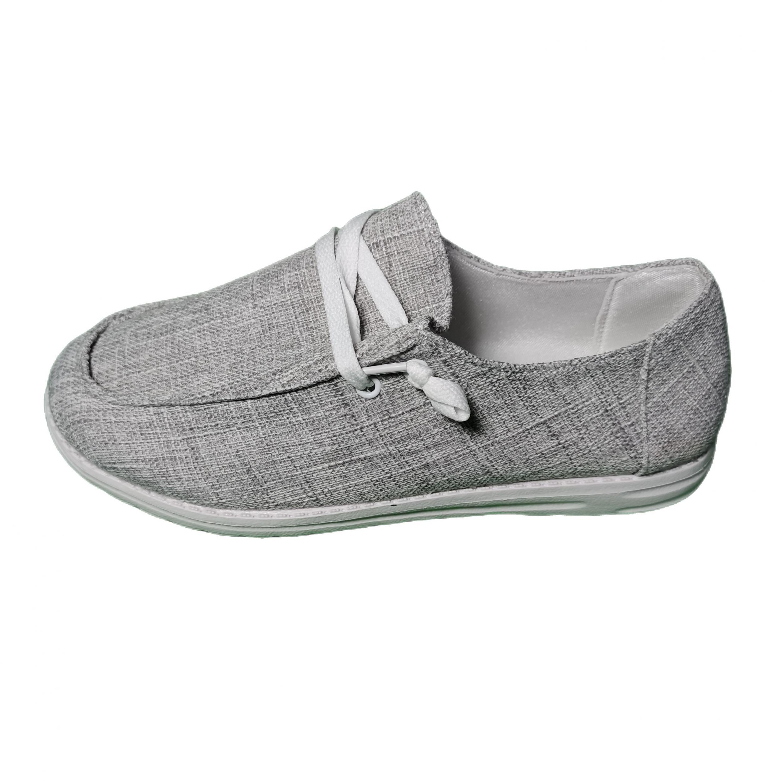 Women's Lightweight Canvas Lace-Up Sneakers