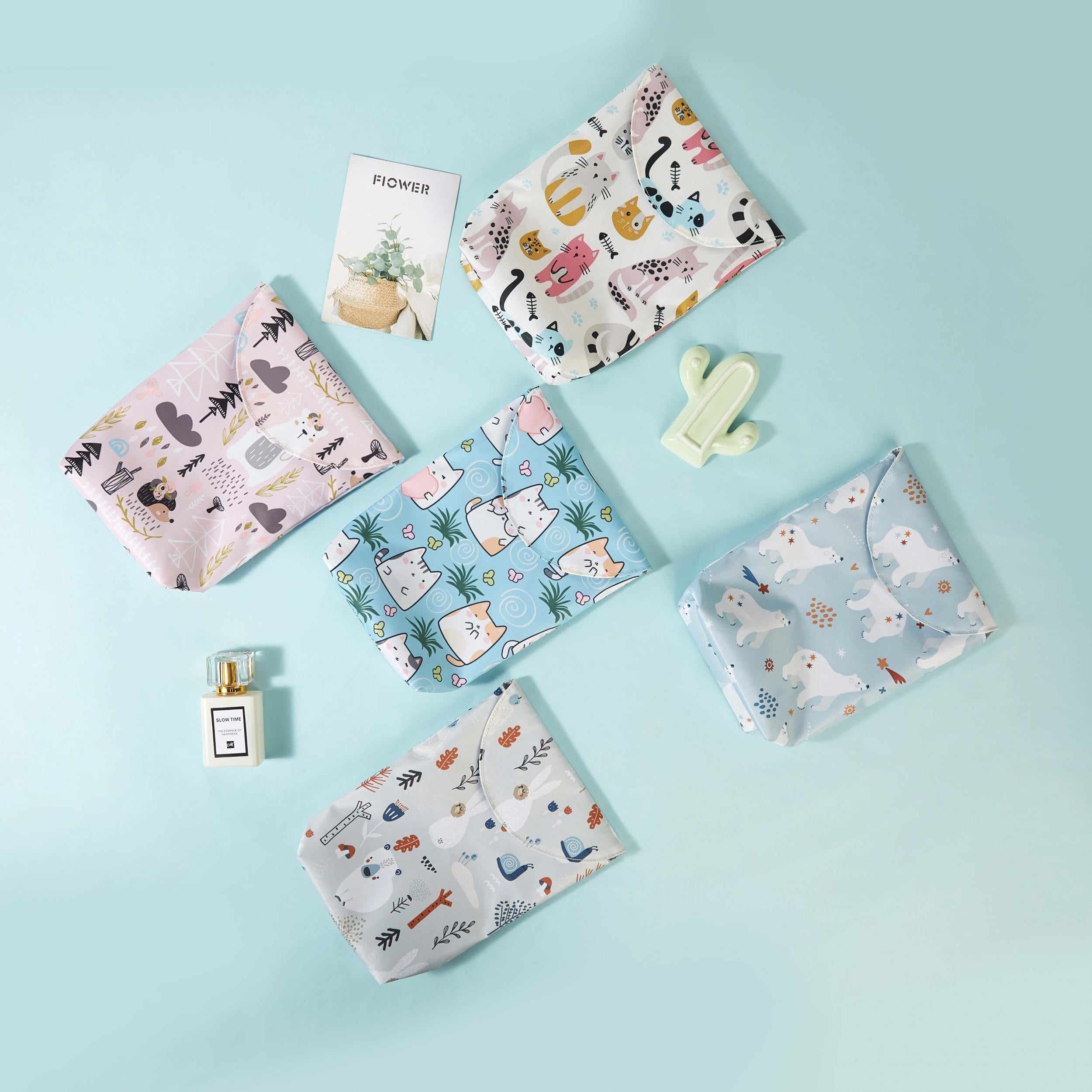 Portable Diaper Bag Waterproof Storage for Outings