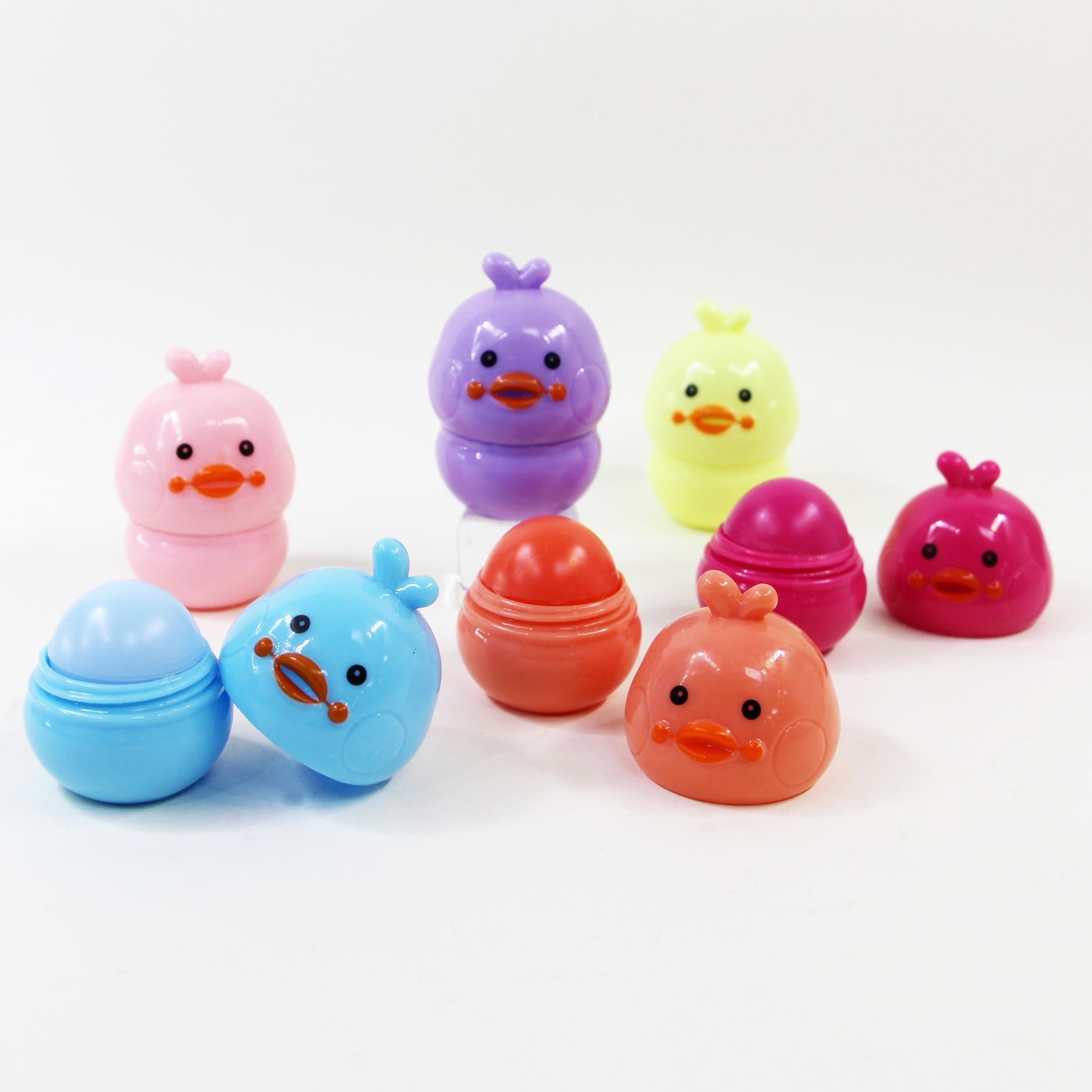 6 pcs Duck Shape Lip Balm for Soft Smooth Lips