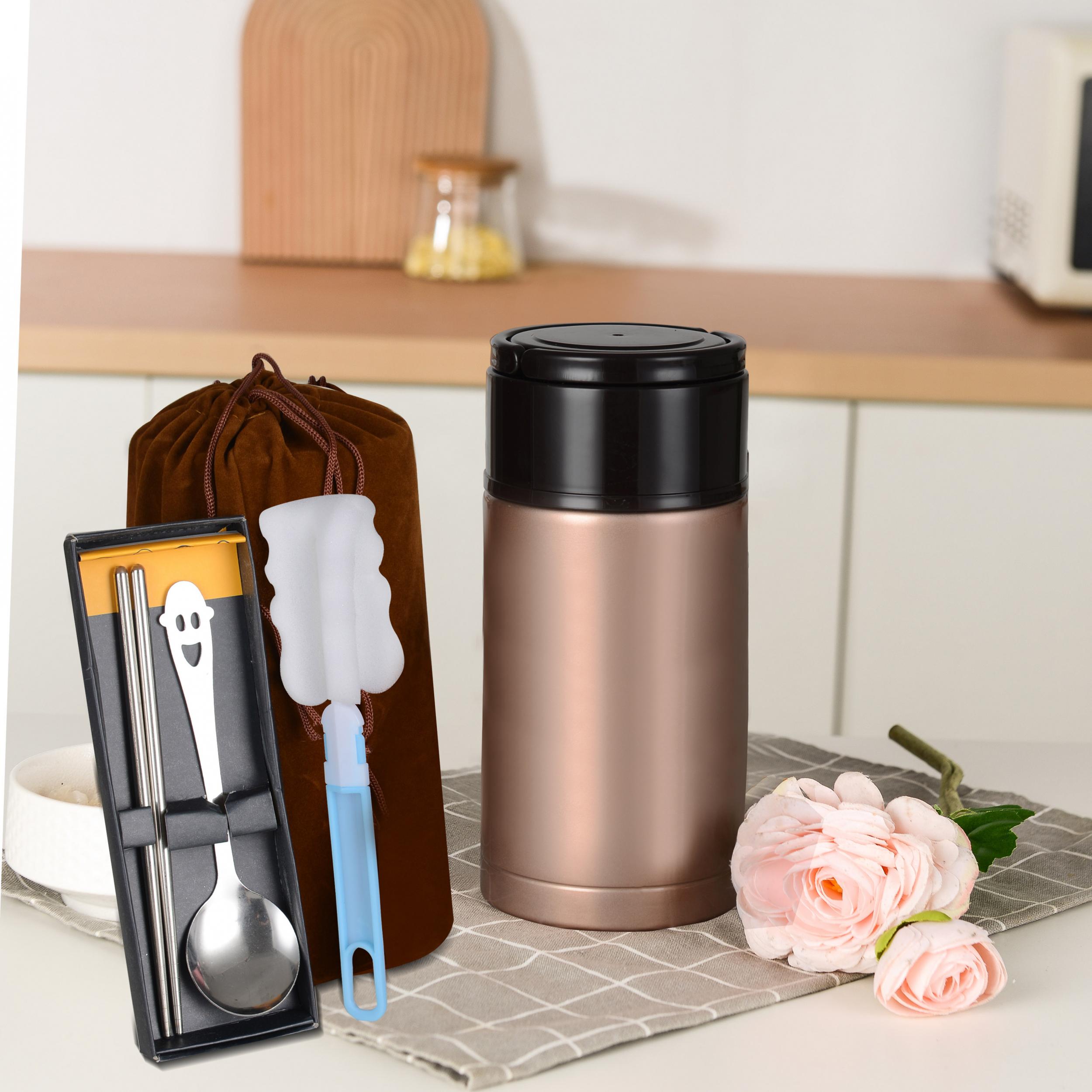 Stainless Steel Hot Food Flask Vacuum Insulated Bento Box
