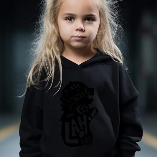 Animal Pattern Hooded Sweatshirt Girls Hoodies & Sweatpants