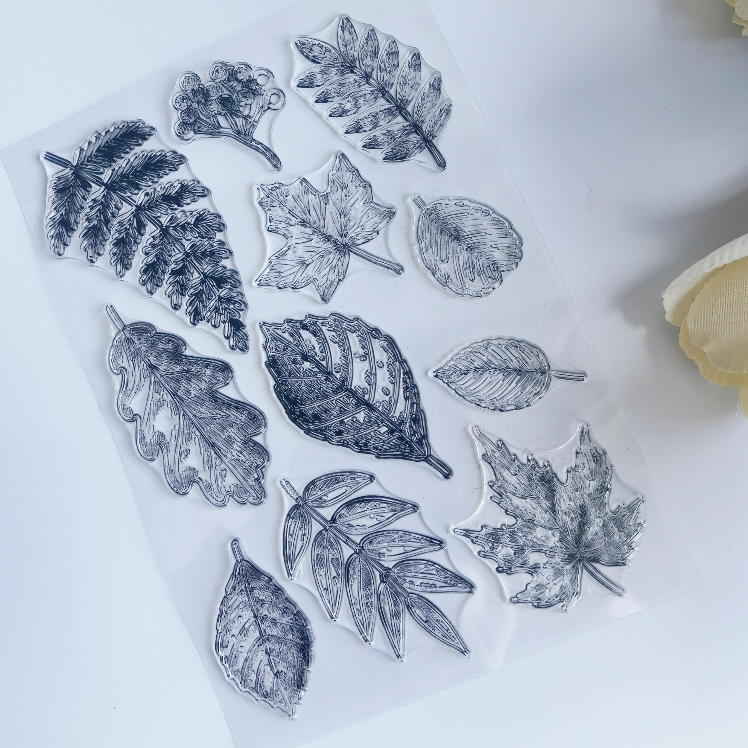 Leaf Journal Clear Stamps for Card Making Decoration DIY