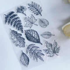 Leaf Journal Clear Stamps for Card Making Decoration DIY