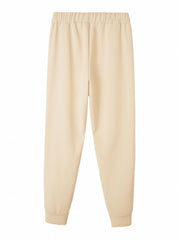 Women's Tree Print Fleece-Lined Elastic Joggers