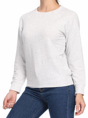 Women's Long Sleeve Fleece Sweatshirt Workout Top