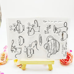 1pc Seal Stamp DIY For Silicone Transparent Stamp Birthday Gift