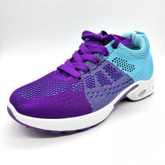 Women's Air Cushion Knit Sports Shoes Low Top Running Tennis Sneakers