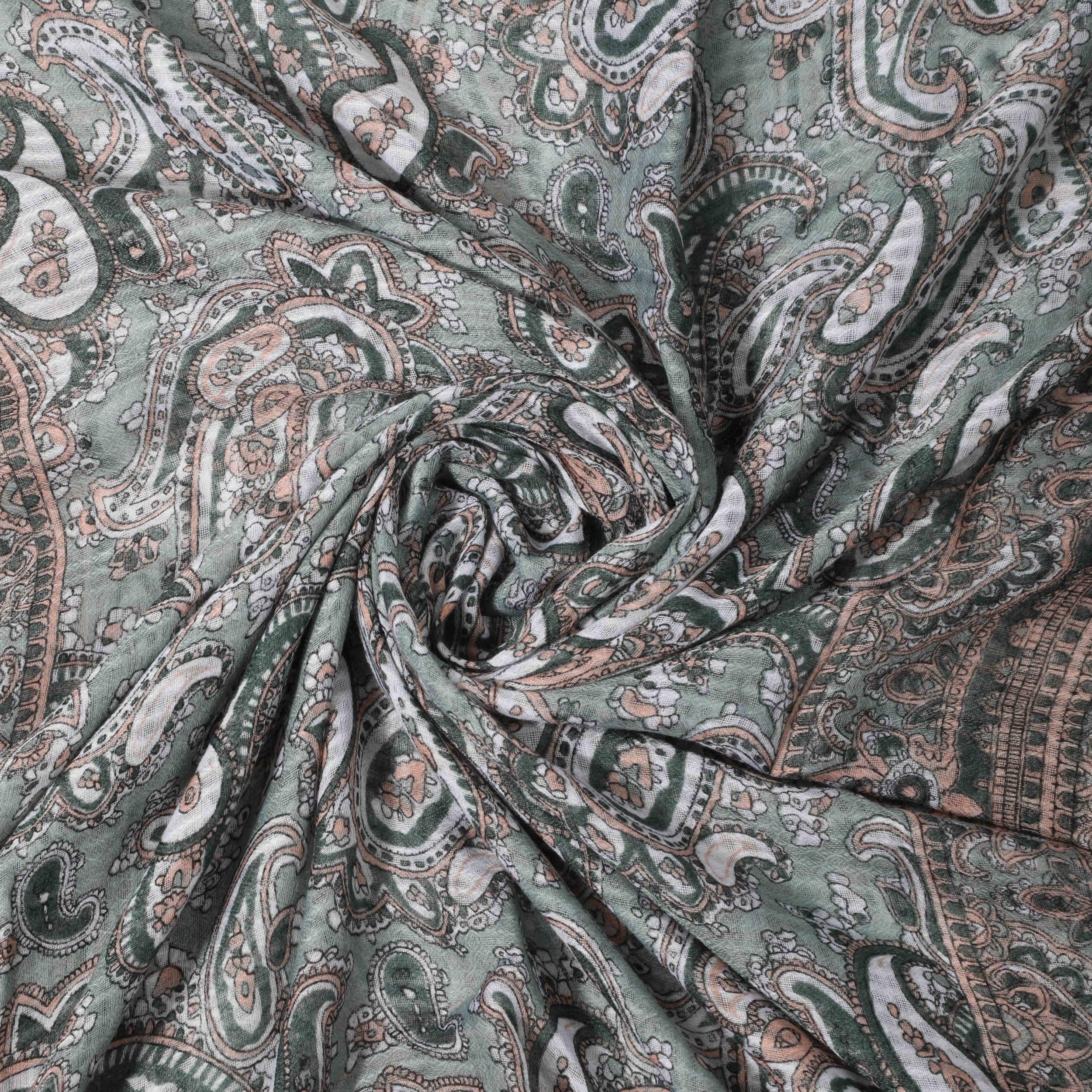 Men's Casual Cashew Flower Scarf