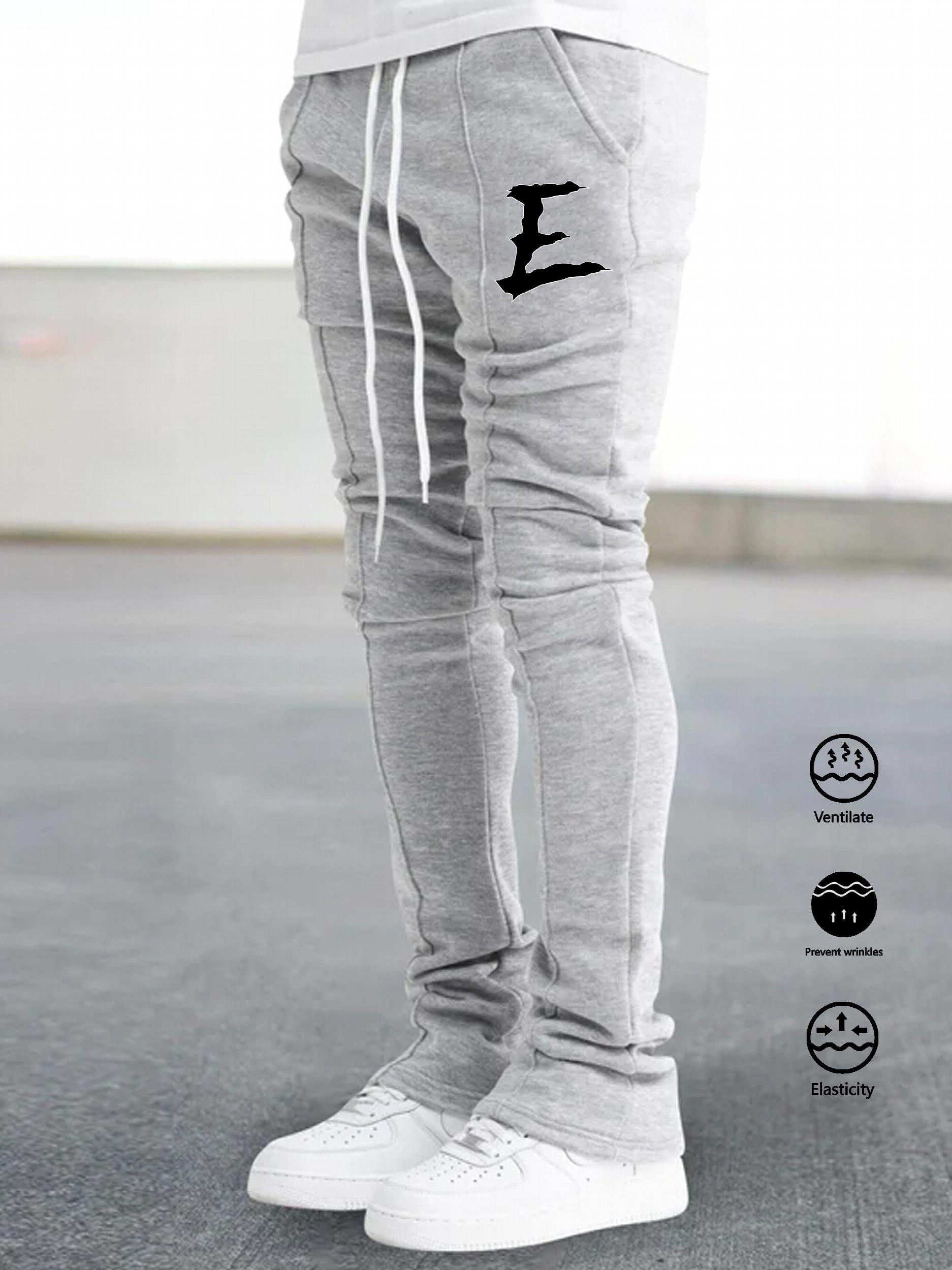 Bell Bottomed Pants Men's Casual Stretch Hip Hop Joggers